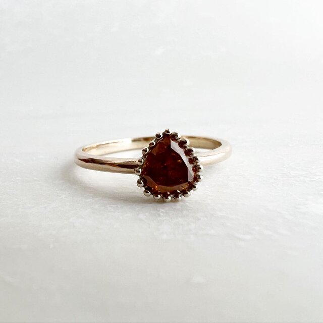 K10 Natural Diamond Ringの画像1枚目