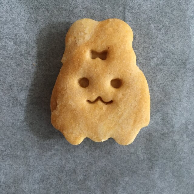 髪を結ばれたマルチーズ クッキー 型の画像1枚目