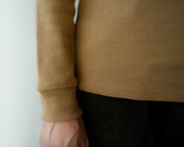 fries cotton turtle cutsew/mochaの画像1枚目