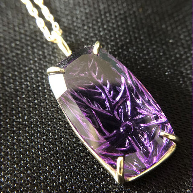 4℃ K18 アメジスト ネックレス K18 アメジスト ネックレス - JEWELRY YAYOI