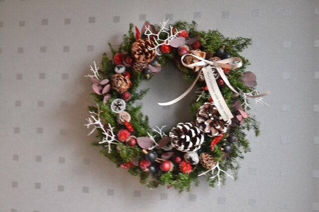 ▲あちゃちゅむ クリスマスリース リース クリスマス Sサイズ クリスマスリース Christmas Xmas