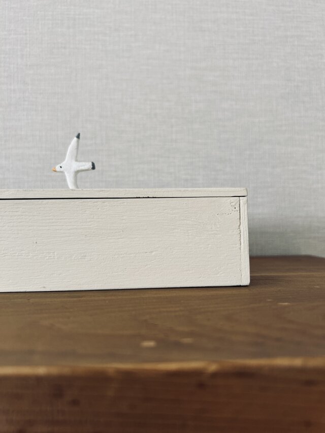 木箱（カモメ）