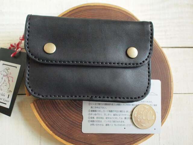 栃木レザー　コンパクトトラッカーウォレット 男前トラッカーウォレット風 コンパクトお財布/ポーチ 栃木