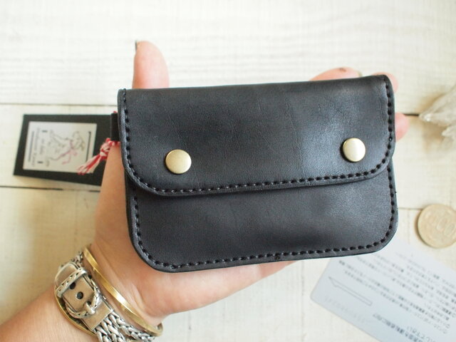 栃木レザー　コンパクトトラッカーウォレット 男前トラッカーウォレット風 コンパクトお財布/ポーチ 栃木レザー