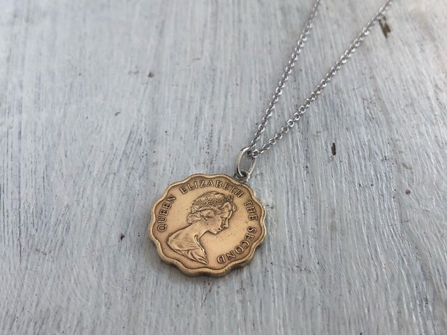 香港/20セント/1982年/一点物コインペンダント/No.00196517 | iichi