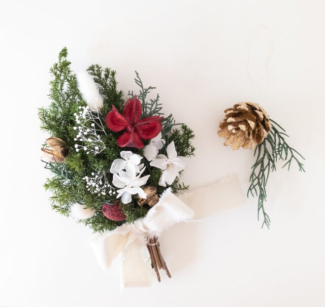 maa様 Merrychristmas静かな森のクリスマスリース✼スワッグ 2点 maa様 Merrychristmas静かな森のクリスマスリース✼スワッグ 2点
