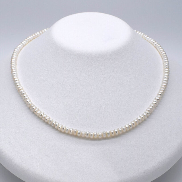 ネックレス材料淡水パール 4.5〜5.0 40cm