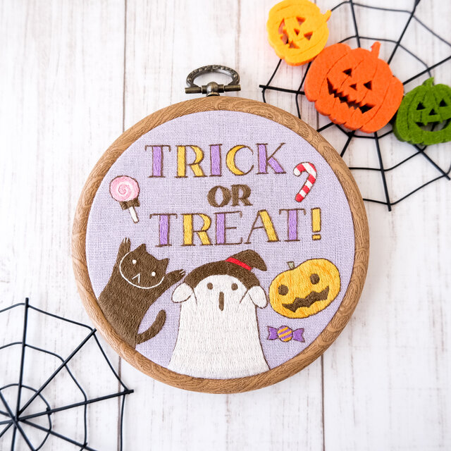 安いそれに目立つ TRICK or 刺繍 スカジャン トリックオアトリート