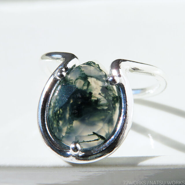 モス アゲート リング / Moss Agate Ring ʊ | iichi 日々の暮らしを