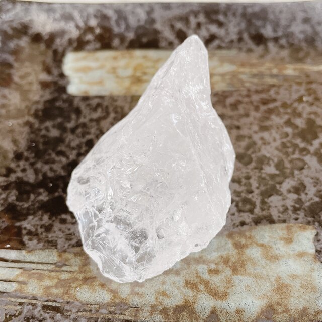 ❤️(3)氷のようなロッククリスタル水晶 原石 約66g 天然石
