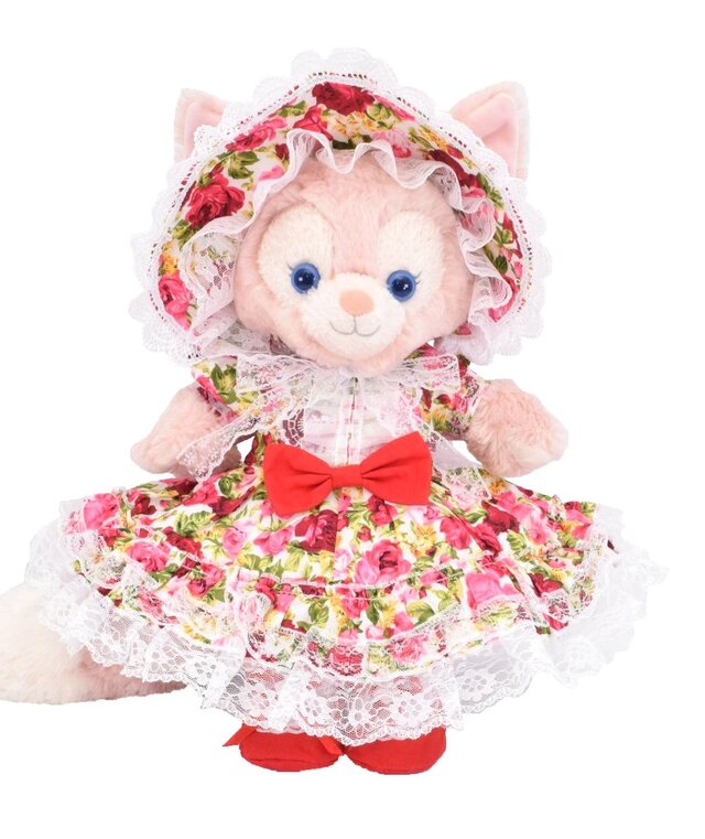 リーナベル 服 着せ替え コスチューム ボンネット付薔薇ドレス 本体無 Sサイズ用 送料無料