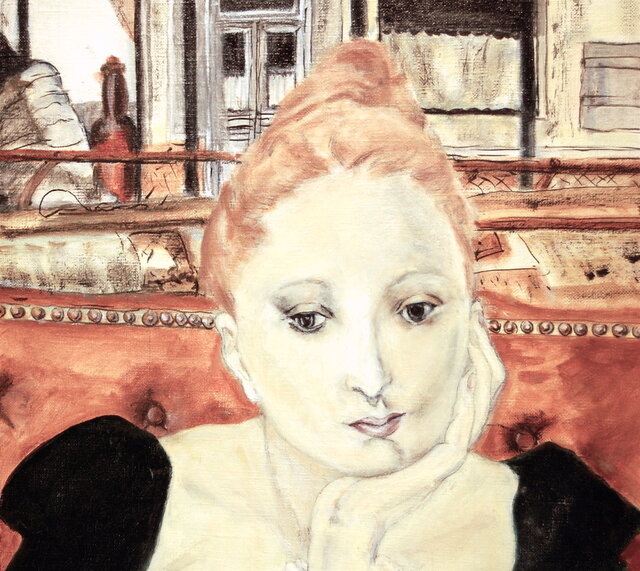 藤田嗣治「カフェにて」模写A | iichi 日々の暮らしを心地よくする