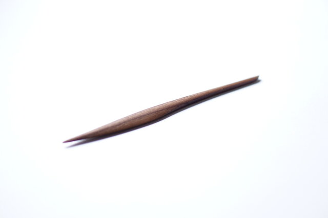 木のペーパーナイフ 大（ウォルナット）A037-0の画像1枚目