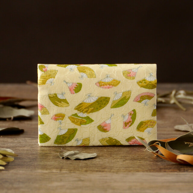 きものカードケース＜扇文＞