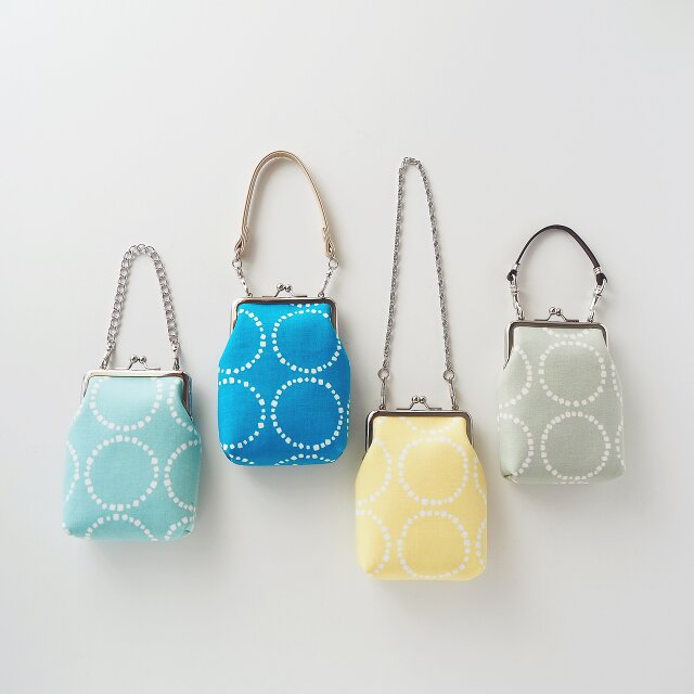 オプション■持ち手付きがま口ポーチ【queue】【ami】用　持ち手・チェーン■