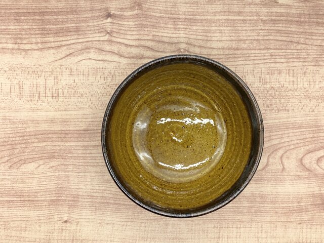 縁黒飴釉の飯茶碗 【飯碗 和 陶器 黄 茶】 | iichi 日々の暮らし
