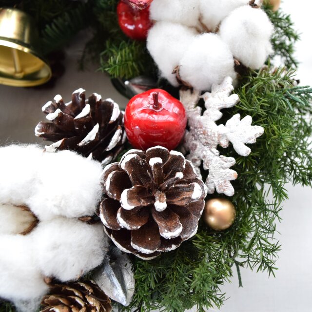 大人も飾りたくなる♪ベルが鳴るクリスマスリース | iichi 日々の