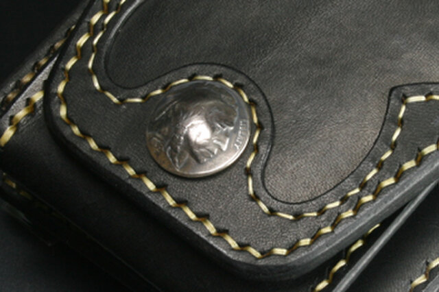 ロングウォレットスタンダード5セントコンチョ(黒) | iichi 日々の