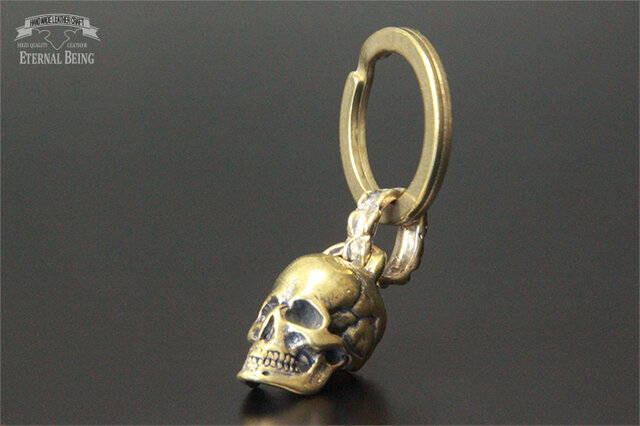 真鍮製】ドクロキーホルダー | iichi 日々の暮らしを心地よくする