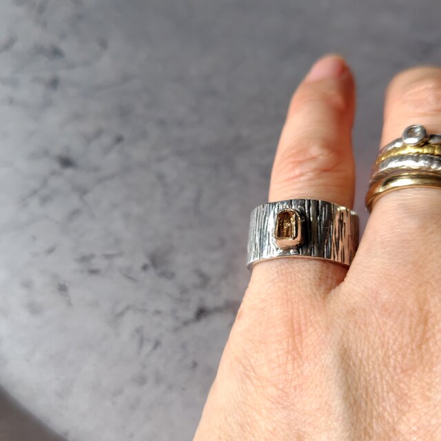 インペリアルトパーズシルバーリング#9〜9.5 | iichi 日々の暮らしを