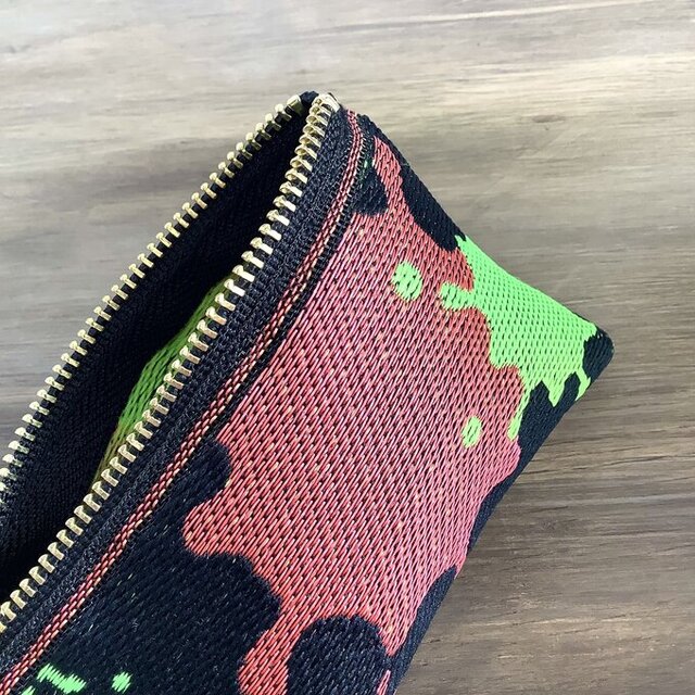 ポロック】畳縁 テトラ型 ペンケース スプラッシュ ペンキ ペインティ