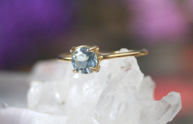 天然石ブルージルコン　天然石リング　クリスマスアクセサリー 3543428cf1a432f5a58ae3d26df7b0