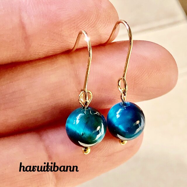 天然石ピアス♡ハンドメイド