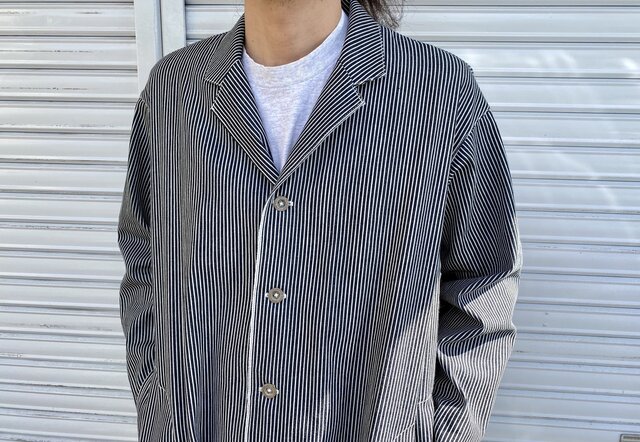 デニム好きのための岡山産セルビッチヒッコリーシャツジャケット☆ユニ