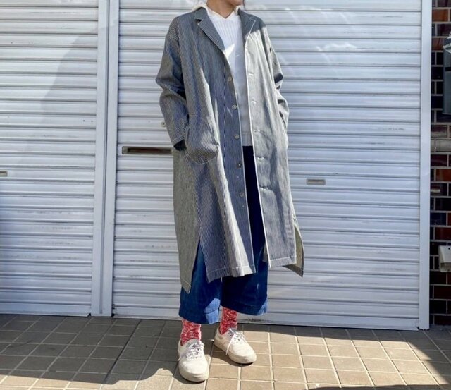 デニム好きのための岡山産セルビッチヒッコリーシャツジャケット☆ユニ