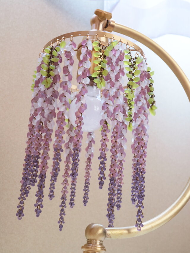 藤の花のランプ | iichi 日々の暮らしを心地よくするハンドメイドや