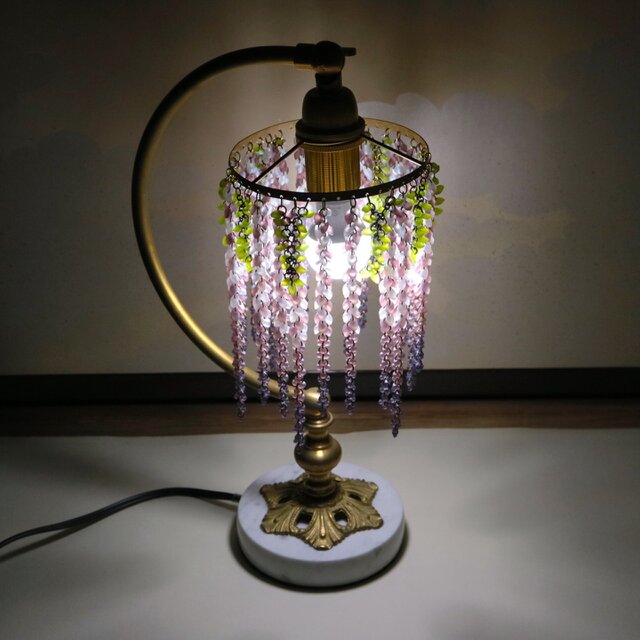 藤の花のランプ | iichi 日々の暮らしを心地よくするハンドメイドや