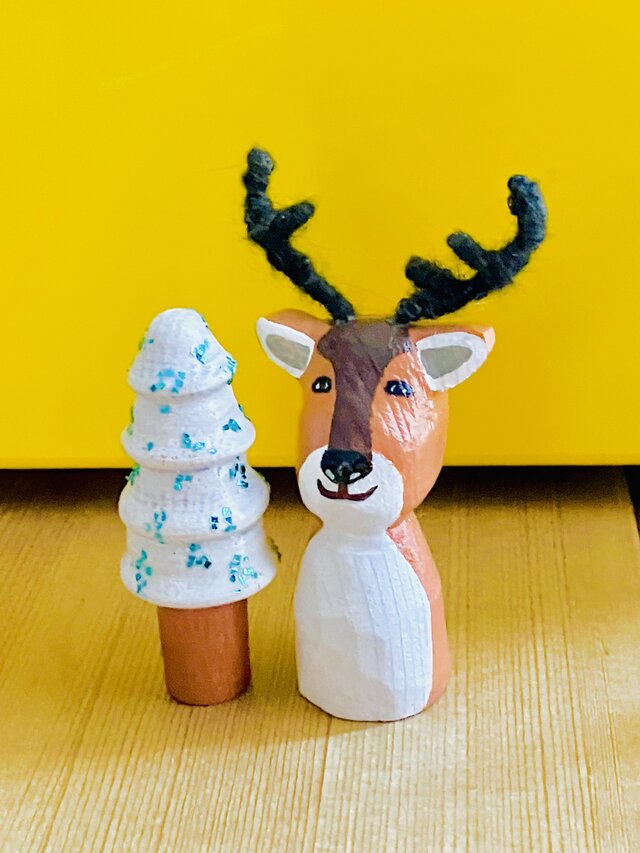 S様　オーダー商品　トナカイ&ツリーset