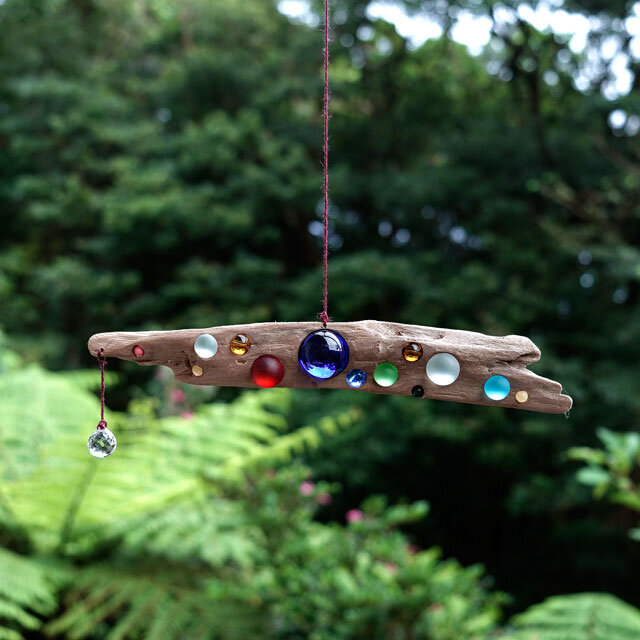 #１６流木のサンキャッチャー&モビール