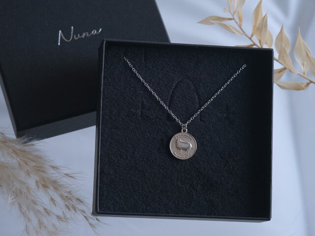 Eigðu góðan dag necklace silver925 羊コインネックレス シルバー