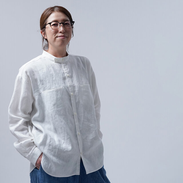 希少 visvim 上質 リネン デザインシャツ ホワイト 2 VISVIM リネンシャツ - メルカリ