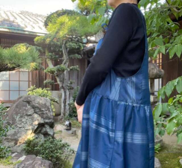 着物リメイク　ロングキャミソール Kimono Remake] Super easy! How to make a stylish and cute