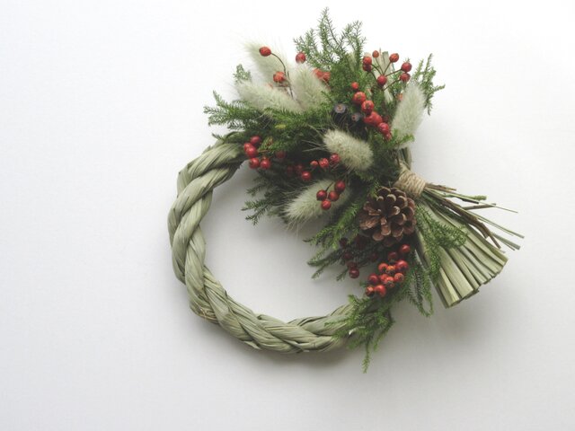 2wayお正月リース＊野ばらの実＊受注制作＊ご予約お受け致します