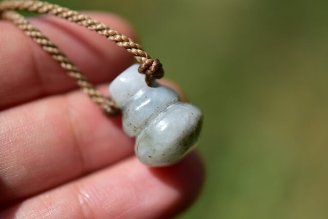 金運ひょうたん☆ミャンマー翡翠 ネックレス772 | iichi 日々の暮らし