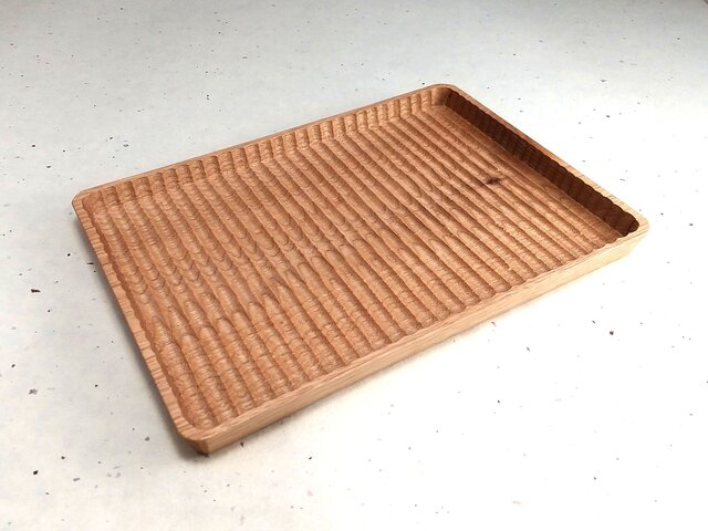 我谷盆　No.26 予約商品】我谷盆 胡桃 26×18×2cm ナチュラル | iichi 日々の暮らしを