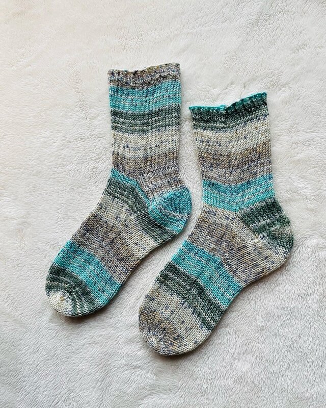 No.997 手編み靴下 COSIMA