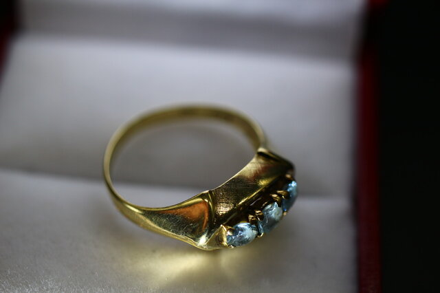 絶品 ゴールド リング レディース 指輪 ビンテージ スピネル 純金 純金