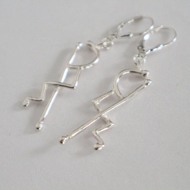 Silver925】Scribble pierce(earring) | iichi 日々の暮らしを心地よく