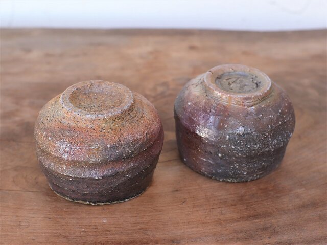 備前焼 ぐい呑み(2個セット) gi-327 | iichi 日々の暮らしを心地よく
