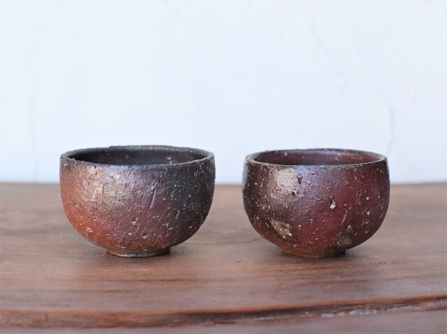 備前焼 ぐい呑み(2個セット) gi-328 | iichi 日々の暮らしを心地よく