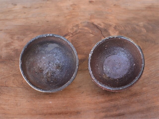 備前焼 ぐい呑み(2個セット) gi-328 | iichi 日々の暮らしを心地よく
