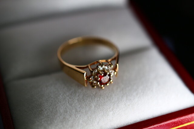 英国 イギリス 1979年 ゴールド リング レディース 指輪 天然