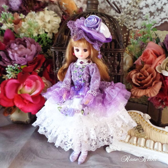 ロリータロマンス ミステリーパープルの妖精 クラシカルフリル