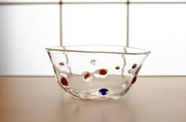 カラフルドットガラスティーポットセット　がらすや工房　大川内 カラフルドットガラスティーポットセット がらすや工房 大川内