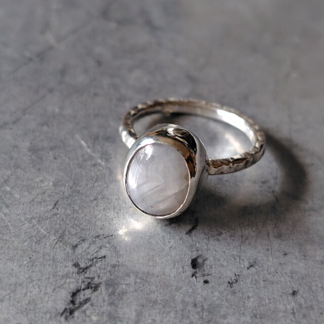 スターサファイアシルバーリング#11