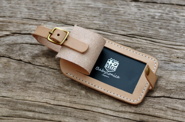 本革サドルレザーのネームタグ【受注製作】 | iichi 日々の暮らしを